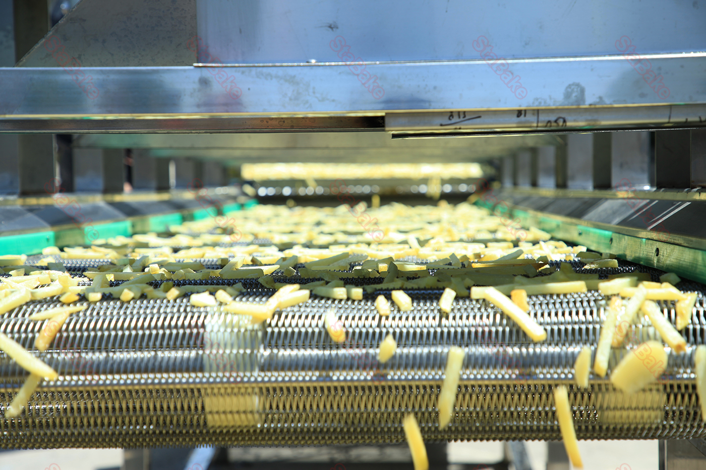 Ligne de production automatique de frites surgelées 